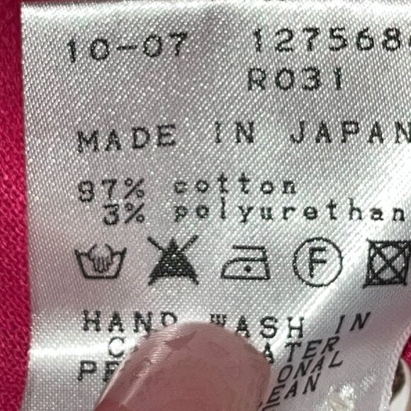 RARE VINTAGE 2010 JAPANESE MASTER BUNNY EDITION WOMEN'S GOLF POLO SHIRT  EUC 6 - Picture 12 of 15